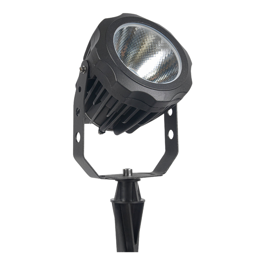 ABBA Lighting CD30 Integrated Aluminum Tree/Spot Light, 30W, 3000K, 1950 lm, 24°, Sandy Black, CD30