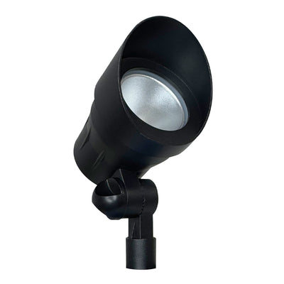 ABBA Lighting CD45 Integrated Aluminum Spot Light, 5W, 3000K, 280 lm, 45°, Black, CD45