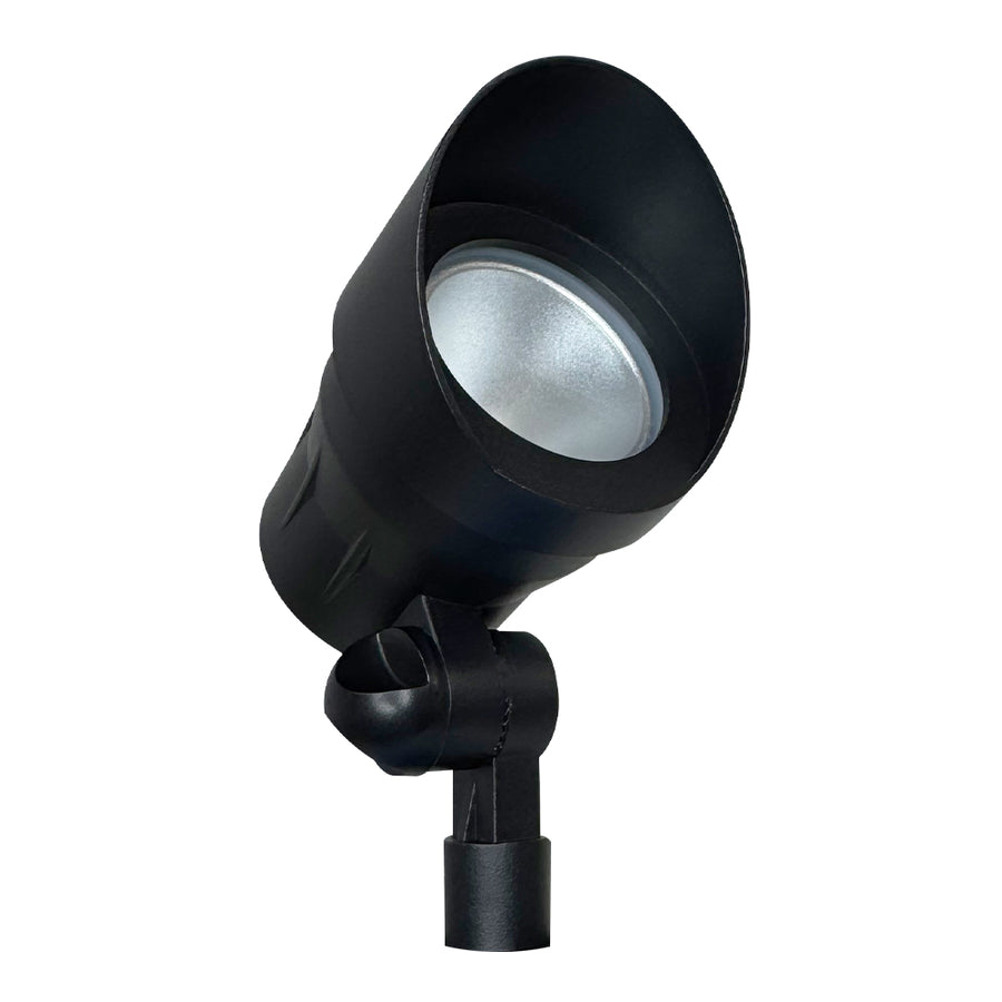 ABBA Lighting CD45 Integrated Aluminum Spot Light, 5W, 3000K, 280 lm, 45°, Black, CD45