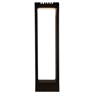 ABBA Lighting CDPA56 Integrated Aluminum Path Light, 10W, 3000K, 500 lm, IP65, 180° Adjustable, Black/Brown, CDPA56
