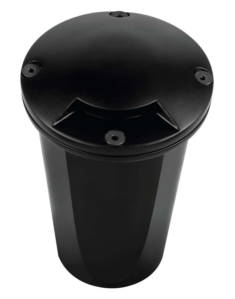Corona Lighting CL-204B In-Ground Well Light, 12V MR-16, 90° Output, Black Brass, CL-204B-BK