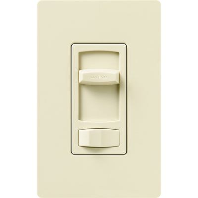 Lutron Skylark Contour Dimmer Switch, 1000W Incandescent/Halogen or 600VA MLV, Single Pole/3-Way, 120V, CT-103P-AL, Almond