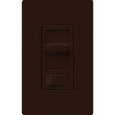 Lutron Skylark Contour Dimmer Switch for Electronic Low-Voltage, 300W ELV, Single Pole/3-Way, CTELV-303P-BR, Brown