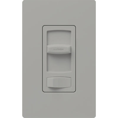 Lutron Skylark Contour Dimmer Switch for Electronic Low-Voltage, 300W ELV, Single Pole/3-Way, CTELV-303P-GR, Gray