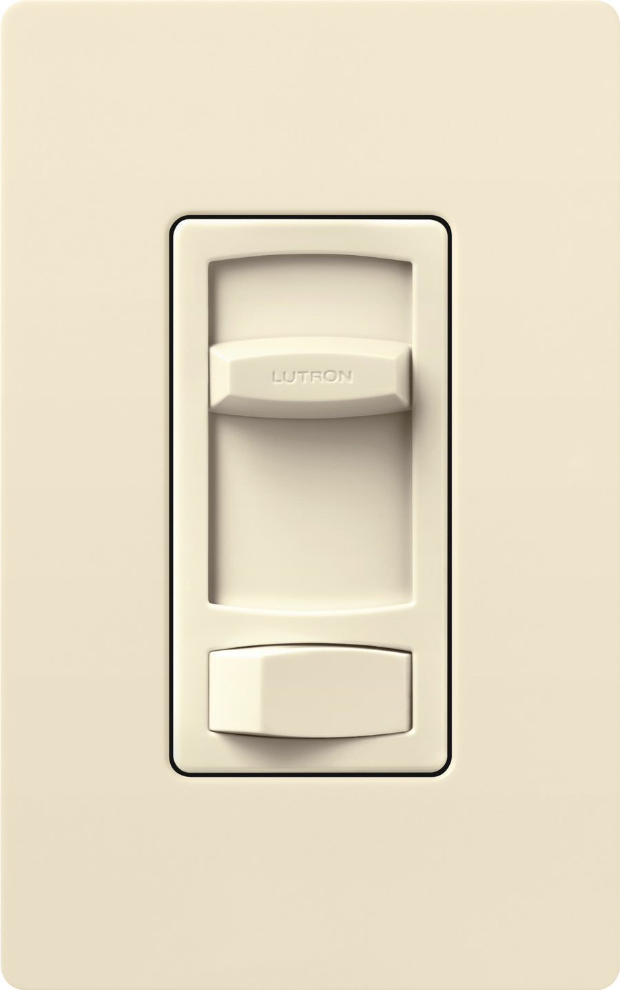 Lutron Skylark Contour Quiet 3-Speed Fan Control, No Neutral Required, 1.5A 3-Speed Ceiling Fan, 120V, Single Pole/3-Way, CTFSQ-F-AL, Almond