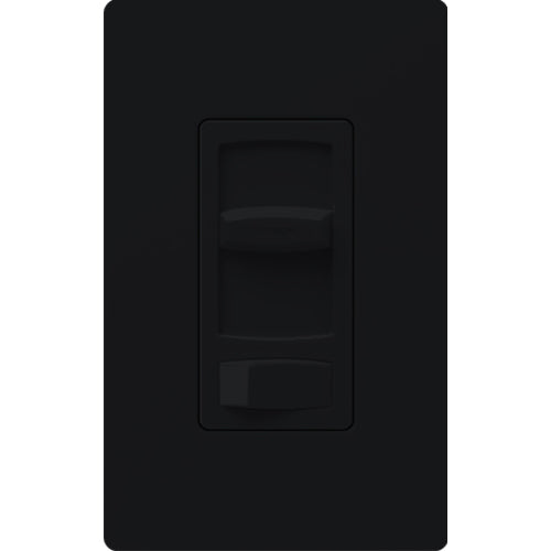 Lutron Skylark Contour Reverse-Phase Dimmer Switch, 250W LED or 500W ELV, Single Pole/3-Way, 120V, CTRP-253P-BL, Black