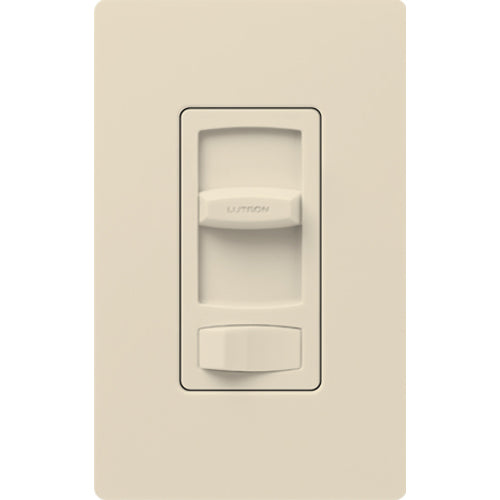 Lutron Skylark Contour Reverse-Phase Dimmer Switch, 250W LED or 500W ELV, Single Pole/3-Way, 120V, CTRP-253P-LA, Light Almond