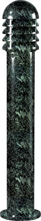 Dabmar Cast Alum Bollard Shuttered 120V GU24 LED 9W 27K Clear, D3400-L9-27K-VG-CLR, Verde Green