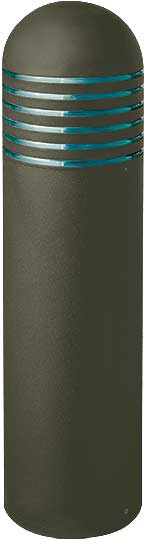 Dabmar Steel Bollard Shuttered 120V-277V G24 LED 20W 50K, D500-L20-50K-BZ, Bronze