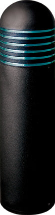 Dabmar Steel Bollard Shuttered 120V-277V G24 LED 20W 50K, D500-L20-50K-B, Black