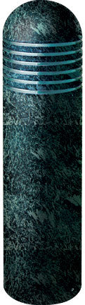 Dabmar Steel Bollard Shuttered 120V-277V G24 LED 20W 30K, D500-L20-30K-VG, Verde Green