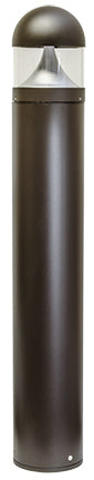 Dabmar Cast Alum Bollard Diffused 120V-277V LB 20W 40K, D810-LB20-40K-BZ, Bronze