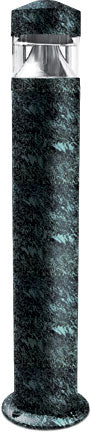 Dabmar Cast Alum Bollard Clear 120V-277V G24 LED 12W 30K, D850-L12-30K-VG, Verde Green