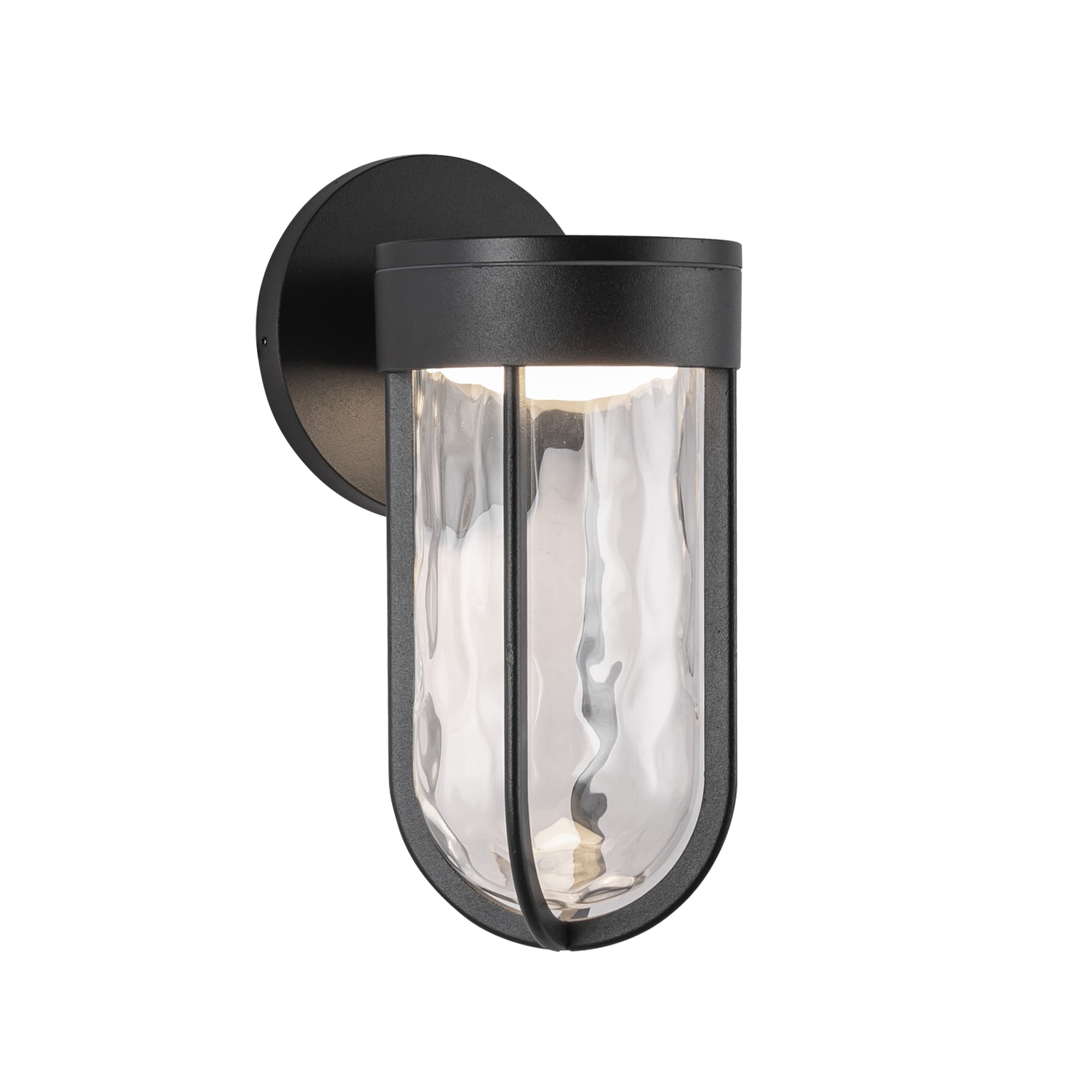 Kuzco Lighting Davy 11-in LED Outdoor Wall Sconce, 16W, 3000K, Black, EW17627-BK