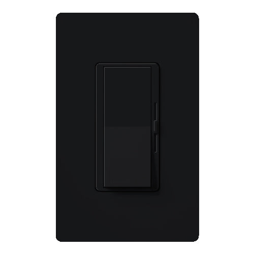 Lutron Diva Fluorescent/LED Dimmer, 3-Way, 120V, 8A, Black, DVF-103P-BL