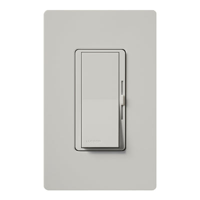 Lutron Diva Dimmer, 1000W, Single-Pole, Incandescent/Halogen, Palladium, DVSC-10P-PD