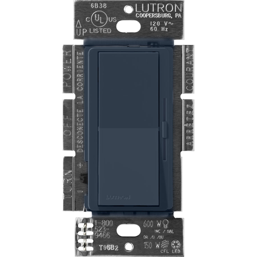 Lutron Diva Dimmer, 300W, Electronic Low-Voltage, 3-Way, Deep Sea, DVSCELV-303P-DE