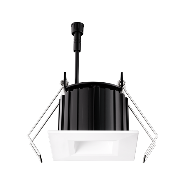 Elco Lighting Oak Architectural Downlight, 8W, 3000K, CRI93, 28° Beam, White, E1AK12NF30W