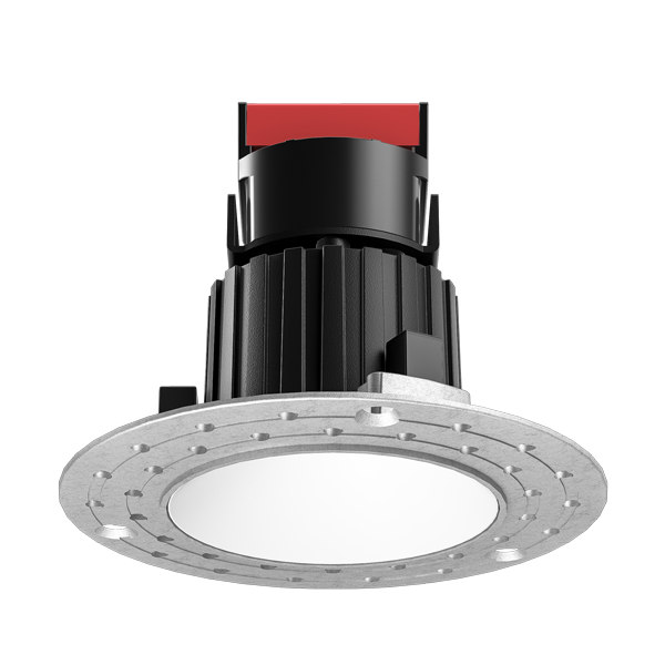 Elco Lighting E1L61 1" Trimless Round Recessed Downlight, 6.1W, 2700K, CRI93, 12V AC, Dimmable, White, E1L61F27W