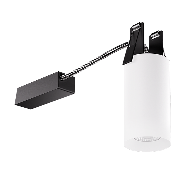 Elco Lighting Koto Sylo 2" Direct Mount, 5W, 3000K, CRI95, Triac/ELV, Black, E25DB-0330