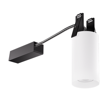Elco Lighting Koto Sylo 2" Direct Mount, 5W, 3000K, CRI95, Triac/ELV, Black, E25DB-0330