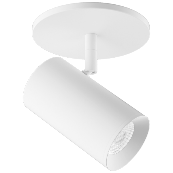 Elco Lighting Koto Sylo 2" Monopoint, 5W, CCT Selectable, CRI95, Triac/ELV, 25° Beam, White, E25MW-10CT5-N