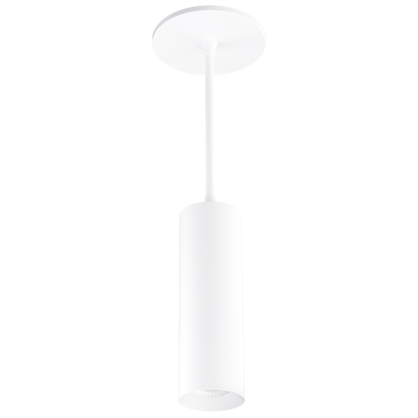 Elco Lighting Koto Sylo 2" Low Voltage Pendant, 9W, 2700K, CRI90, 24V DC, All Black, E25PB-0824D27
