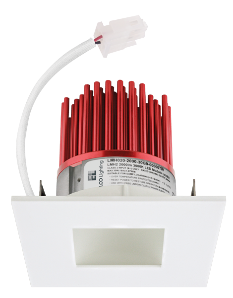Elco Lighting Cedar 3" Square Pinhole LED Light Engine, 10W, 2700K, CRI93, Triac/0-10V, Bronze, E315C0827BZ