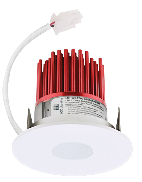 Elco Lighting Cedar 3" LED Pinhole Light Engine, 8.76–11W, 2700K, CRI93, Triac/0-10V Dimming, All Black, E329C0827BB2