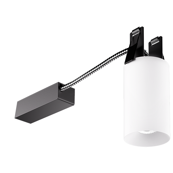 Elco Lighting Koto Sylo 3" Direct Mount, 10.5W, Sunset Dimming, CRI95, 120V, Triac/ELV, Black, E36DB-09SD