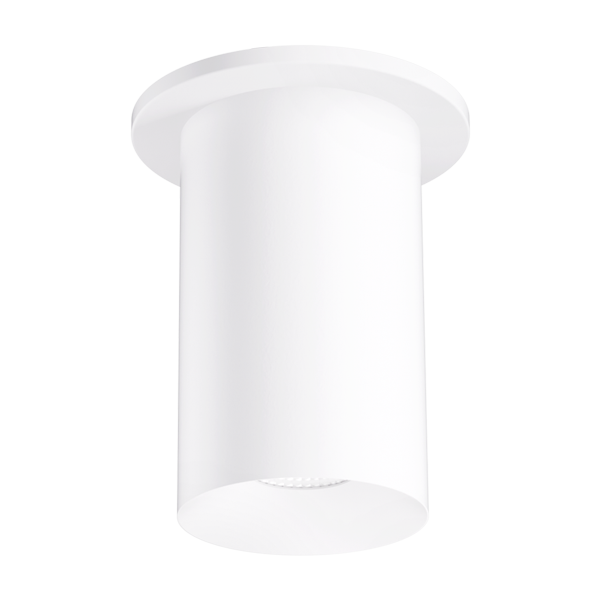 Elco Lighting Koto Sylo 3" Low Voltage Surface Mount, 9W, 2700K, CRI90, 12V AC, All Black, E36FB-0812A27