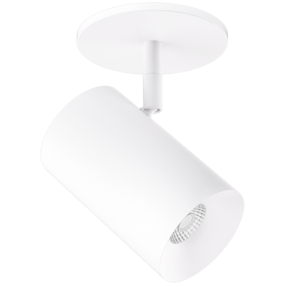 Elco Lighting Koto Sylo 3" Monopoint, 5-14.7W, CRI95, Sunset Dimming, 38° Beam, 12" Stem, Black, E36MB-1530D-12