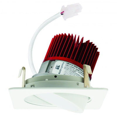Elco Lighting 4" Square Adjustable Light Engine, 8.76-18W, 4000K, CRI93, Triac/ELV/0-10V, Bronze, E428C1640BZ2