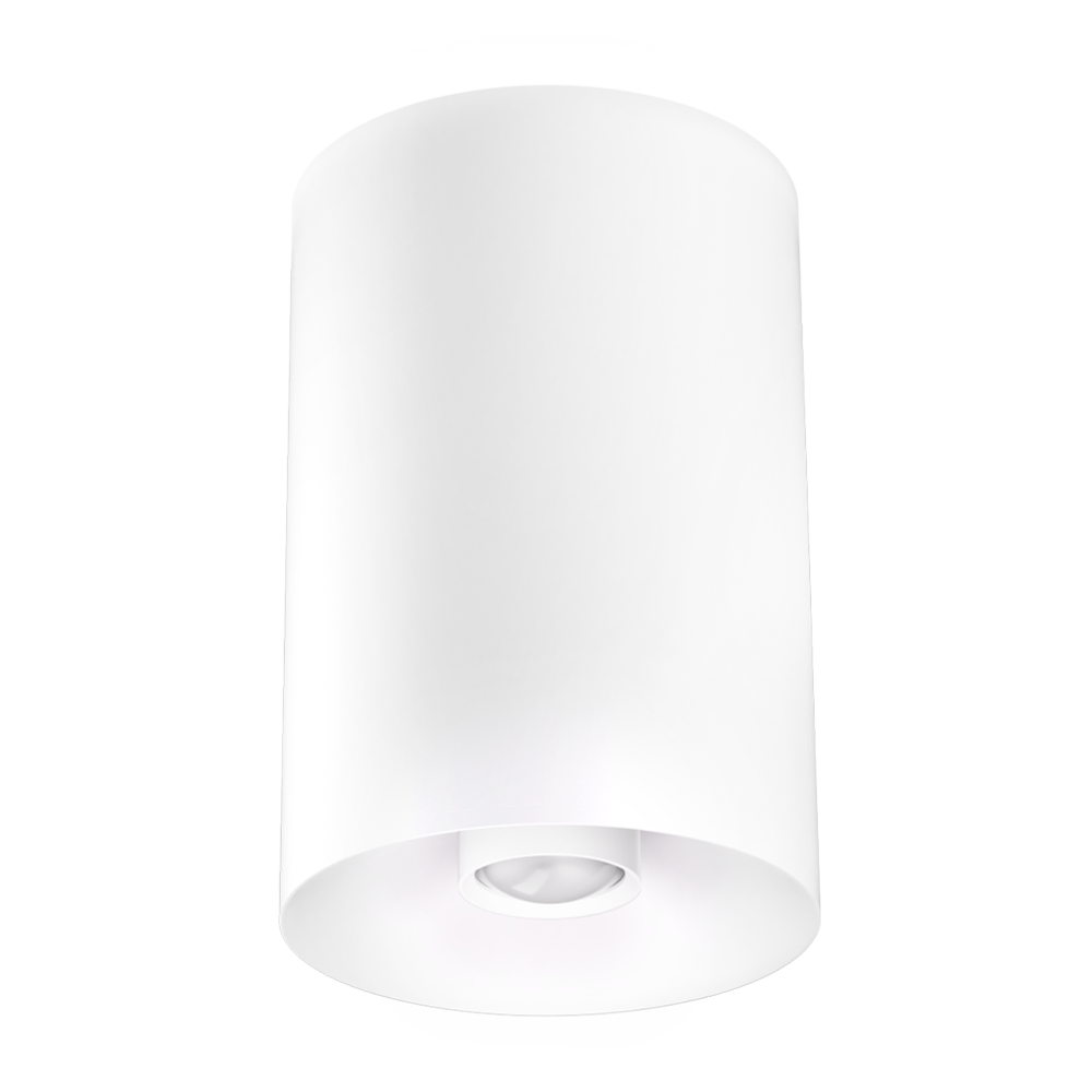 Elco Lighting Sylo Surface Mount, 4" Koto Focus Module, 10.5W, 3000K, CRI95+, Triac/ELV, E42AB0935D