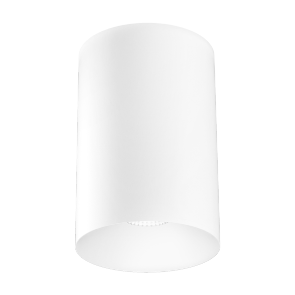 Elco Lighting Koto Sylo Surface Mount, 10.5W, 3000K, CRI95, Triac/ELV, White, E42FW-0324