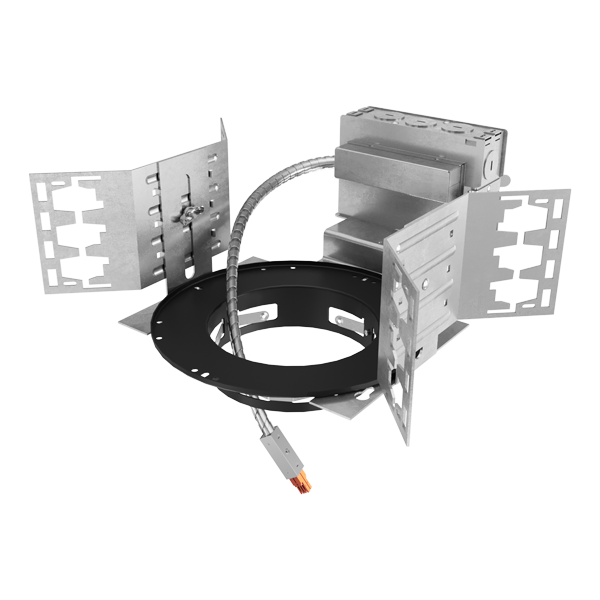 Elco Lighting 4" New Construction Architectural Frame, 120/277V, Triac/ELV/0-10V, E4LHU30D