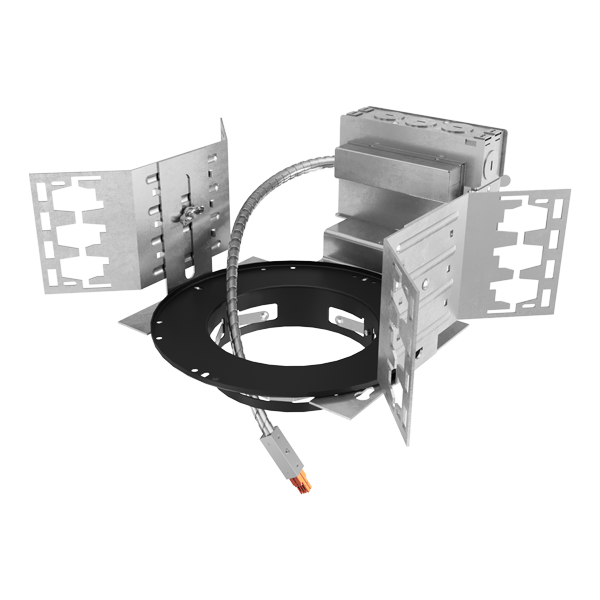Elco Lighting 4" New Construction Architectural Frame, 120/277V, Triac/ELV/0-10V, E4LHU16D2