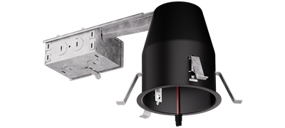 Elco Lighting 4" IC Airtight Remodel Housing, Architectural Koto, 11.8W, Triac/ELV, 120V, E4LK88RICAD