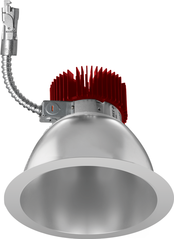 Elco Lighting 6" Reflector LED Light Engine Trim, 8.8–71.4W, CRI93+, 3500K, Triac/ELV or 0-10V, White, E610C2035W2