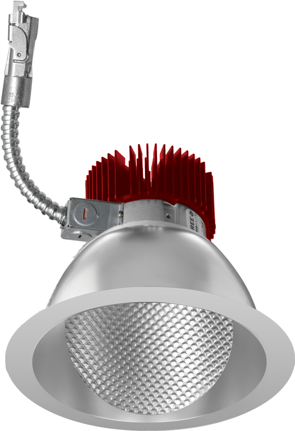 Elco Lighting 6" LED Light Engine with Wall Wash Trim, 36.8–71.4W, CCT Selectable, CRI93+, Triac/0-10V, All White, E611L0827W