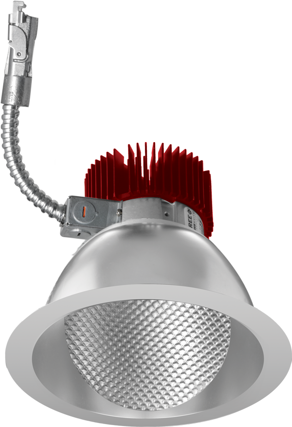 Elco Lighting 6" LED Light Engine, Wall Wash Trim, 36.8-71.4W, CCT Selectable, CRI93, Triac/0-10V, Haze, E611L1240H