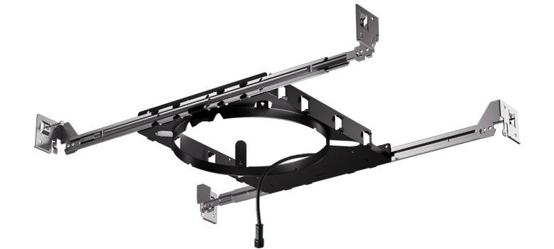 Elco Lighting 6 In. Canless Koto IC New Construction Frame, 120V, Triac/ELV, 90 Min. Emergency Backup, EM1RD18BB