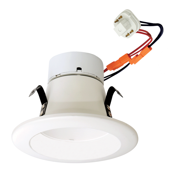 Elco Lighting 4" LED CFL Retrofit Insert, 9W, 3000K, CRI90, 120/277V, ECF41530W