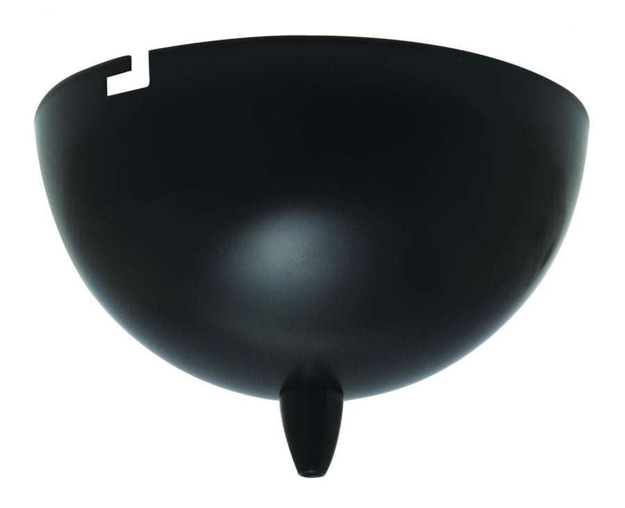 Elco Lighting Semicircular Canopy, 50W Transformer, Black, ECLB
