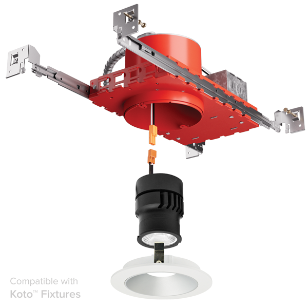 Elco Lighting EJB4ICA 4" New Construction IC Airtight Housing for 2-Hr Fire Rated Ceilings