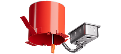 Elco Lighting 4" New Construction IC Airtight Housing, 2-Hour Fire Rated, Cover, EJB4CNCCVR