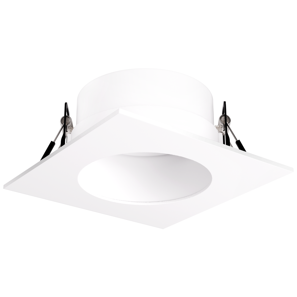Elco Lighting Pex 2" Canless Square Adjustable Reflector, All Black, EKCL2529BB