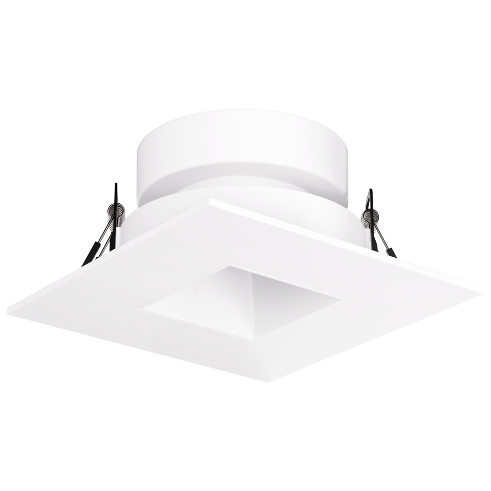 Elco Lighting Pex 2" Canless Square Reflector, All Black, EKCL2541BB