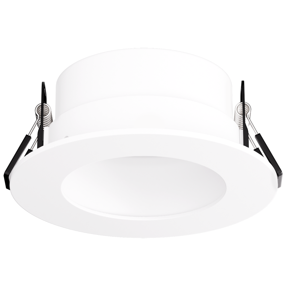 Elco Lighting Pex 2" Canless Round Adjustable Reflector, All Black, EKCL2829BB