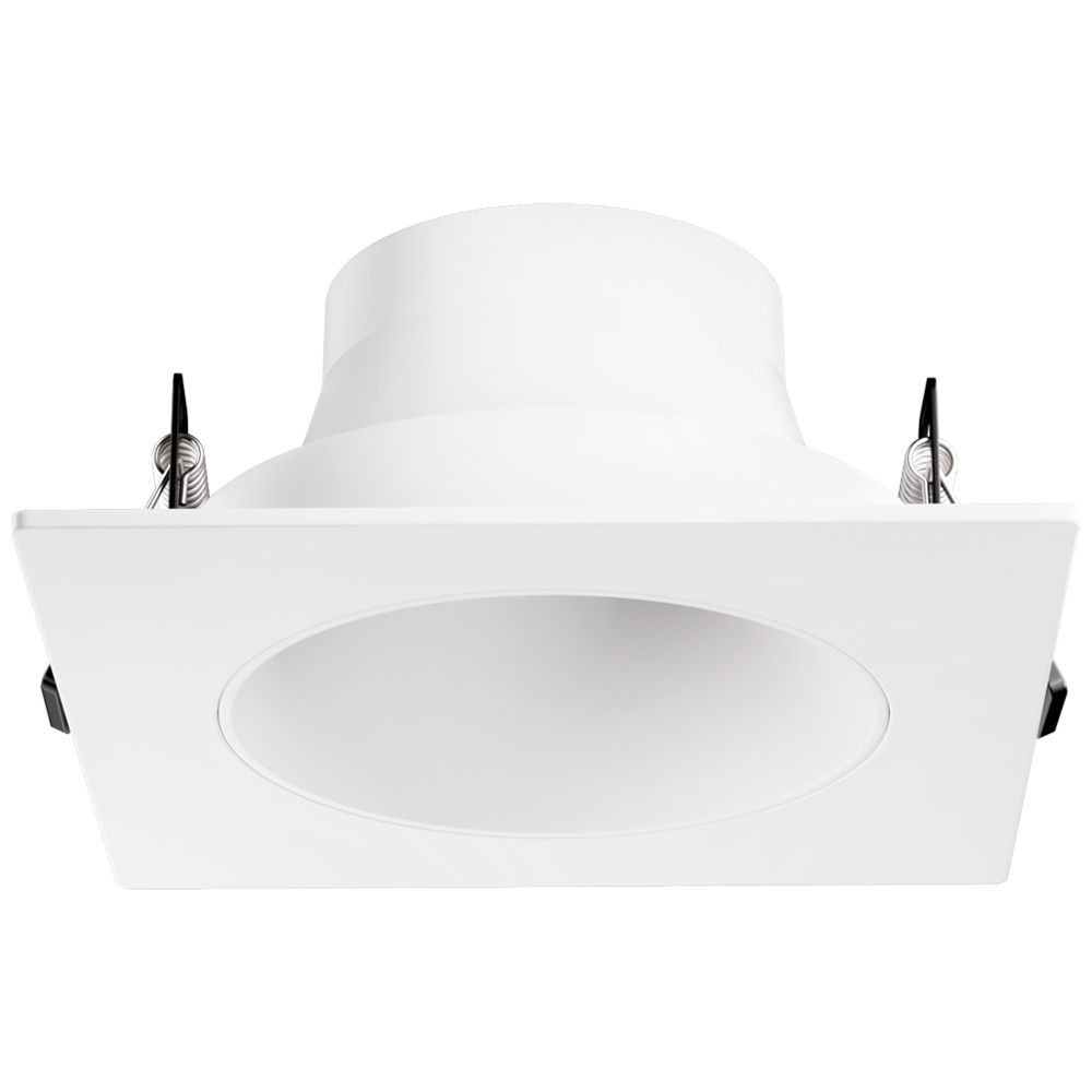 Elco Lighting Pex 3" Canless Square Deep Reflector, All Black, EKCL3318BB
